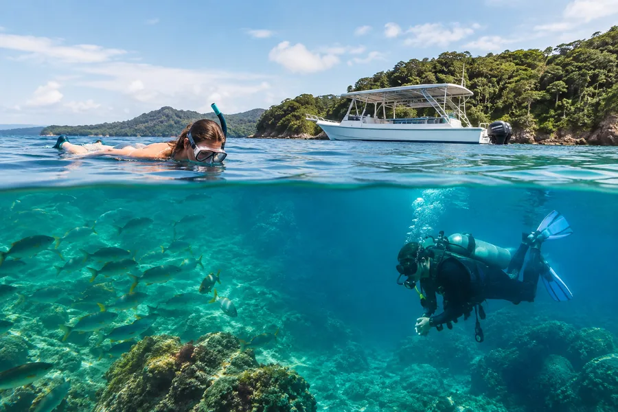 coiba snorkeling vs scuba diving at Coiba National Park Boat Trips, Santa Catalina, Panama