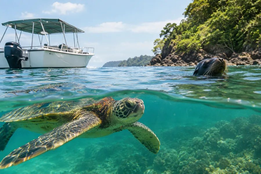 Tiere im Coiba-Nationalpark bei Coiba National Park Boat Trips, Santa Catalina, Panama